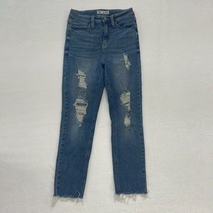 YMI Dream Fit Ankle Straight-High Rise Jeans Sz 7/28